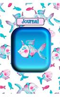 Unicorn Fish Journal: Magical and Mystical Cute Notebook for Girls