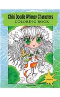 Chibi Doodle Whimsy Characters: coloring book