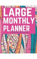 Tittle Large Monthly Planner: Wide space Personal Planner/At a glance large Planner/Day Planner and Organizer/ Personal Organizer and Planner(Large Personal Planner/Functional Wide Space Planners)