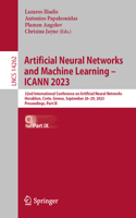 Artificial Neural Networks and Machine Learning – ICANN 2023: 32nd International Conference on Artificial Neural Networks, Heraklion, Crete, Greece, September 26-29, 2023, Proceedings, Part IX
