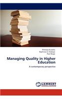 Managing Quality in Higher Education