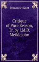 Critique of Pure Reason