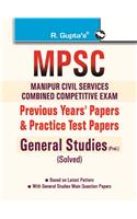 Manipur Mpsc-Mcs Exam (Gen. Stu.) Prev. Papers/Test Papers