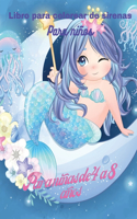 Libro para colorear de sirenas para niños