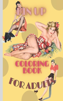 Pin up coloring book for adults