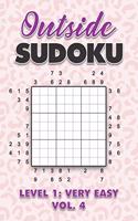 Outside Sudoku Level 1: Very Easy Vol. 4: Play Outside Sudoku 9x9 Nine Grid With Solutions Easy Level Volumes 1-40 Sudoku Cross Sums Variation Travel Paper Logic Games Solv