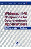 Widegap II–VI Compounds for Opto-electronic Applications