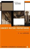 Concrete Mixture Proportioning