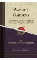 Wayside Gardens: Hardy Plants, Bulbs and Shrubs; Wholesale Prices for Fall 1920 (Classic Reprint)