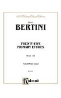 Twenty-five Primary Etudes, Op. 166