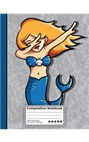 Dabbing Mermaid Composition Notebook