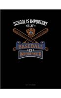 School Is Important But Baseball Is Importanter: 5 Column Ledger(671 5 Column Ledger)