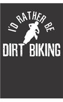 Notebook: Motocross College Ruled 6x9 120 Pages