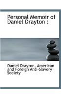 Personal Memoir of Daniel Drayton