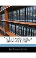 A Burning and a Shining Light: (English)
