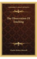 Observation of Teaching