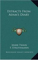 Extracts from Adam's Diary
