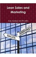 Lean Sales and Marketing
