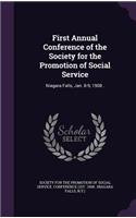 First Annual Conference of the Society for the Promotion of Social Service