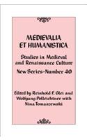 Medievalia et Humanistica, No. 40