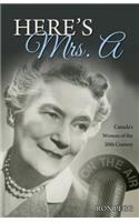 Here's Mrs. A