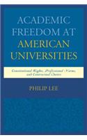 Academic Freedom at American Universities