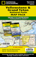 Yellowstone and Grand Teton National Parks [Map Pack Bundle]: Trails Illustrated National Parks