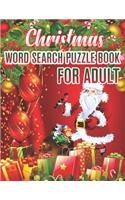 Christmas Word Search Puzzle book For Adult