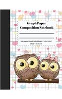 Graph Paper Composition Notebook: 5 Squares Per Inch / Graph Paper Quad Rule 5x5 / 8.5 x 11 / Bound Comp Notebook