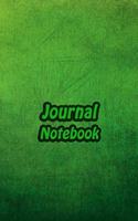 Journal Notebook: Green Daily Journaling - Lined Paper Wide Ruled Notes Spark Your Imagination and Positive Thinking - Mandala Back Cover Print