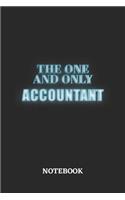 The One And Only Accountant Notebook: 6x9 inches - 110 blank numbered pages - Greatest Passionate working Job Journal - Gift, Present Idea