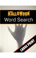 Halloween Word Search Large Print