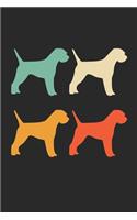 Border Terrier Notebook - Retro Border Terrier Journal - Vintage Border Terrier Diary
