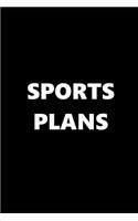 2020 Daily Planner Sports Theme Sports Plans Black White 388 Pages