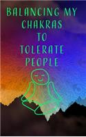 Balancing My Chakras Notebook - Blank Lined Paper: Chakra Notebook - Cream Paper - Fine Lines