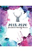 2018-2020 Year Goals and Monthly Planner: Nature Power 30 Months Calendar Yearly Goals Monthly Task Checklist