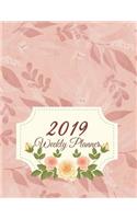 2019 Weekly Planner: Weekly View Planners (Calendars, Planners & Personal Organizers) Daily Journal Planner, 12 Months Calendar, Schedule Planner, Agenda Planner a Year,
