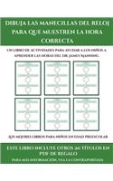 Los mejores libros para ninos en edad preescolar (Dibuja las manecillas del reloj para que muestren la hora correcta)