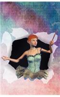 Fairy Surprise Popout Journal Notebook, Unruled & Unlined Paper: 100 Sheets / 200 Pages, 5.5