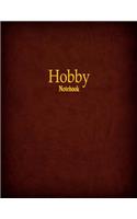 Hobby Notebook: 1/8 Inch Cross Section Graph Ruled, 120 Pages, 8.5" x 11"