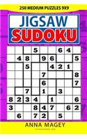 250 Medium Jigsaw Sudoku puzzles 9x9