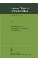 Mathematics in Biology and Medicine