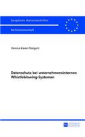 Datenschutz Bei Unternehmensinternen Whistleblowing-Systemen