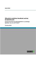 Öffentlich-rechtlicher Rundfunk und das EU-Beihilferecht