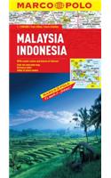 Malaysia, Indonesia Marco Polo Map
