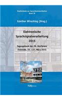 Elektronische Sprachsignalverarbeitung 2015