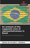 An analysis of the supposed crisis of representativeness in Brazil