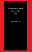 Dictionary of Pali Proper Names-2 Vols.