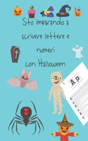 Sto imparando a scrivere lettere e numeri con Halloween