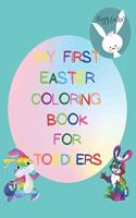 My first easter coloring book for toddlers